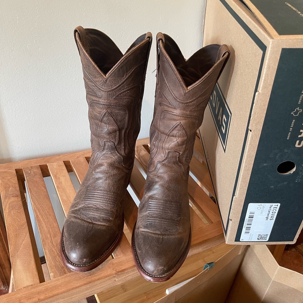 Tecovas Cartwright Cafe Goat Cowboy Boots